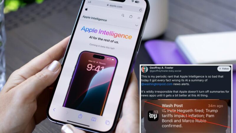 Apple blasted after AI-generated news summary falsely claims Pete Hegseth was ‘fired’: ‘Wildly irresponsible’