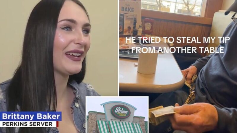 North Dakota waitress, mother of 6 Brittany Baker confronts customer who allegedly stole her tips: ‘That money is mine’