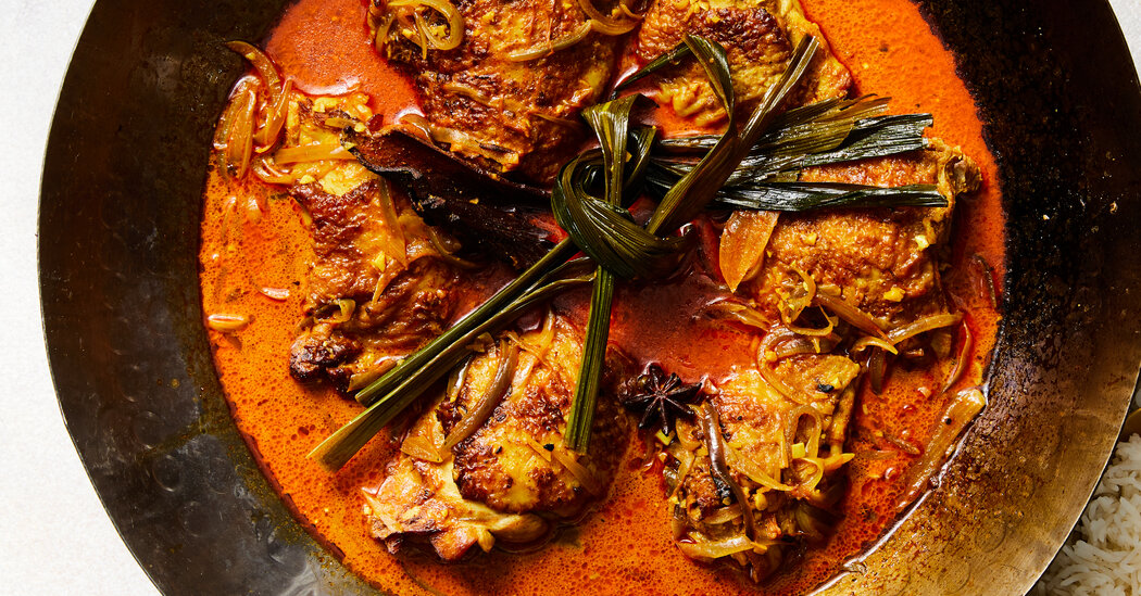 A Lush Chicken Curry for Lunar New Year