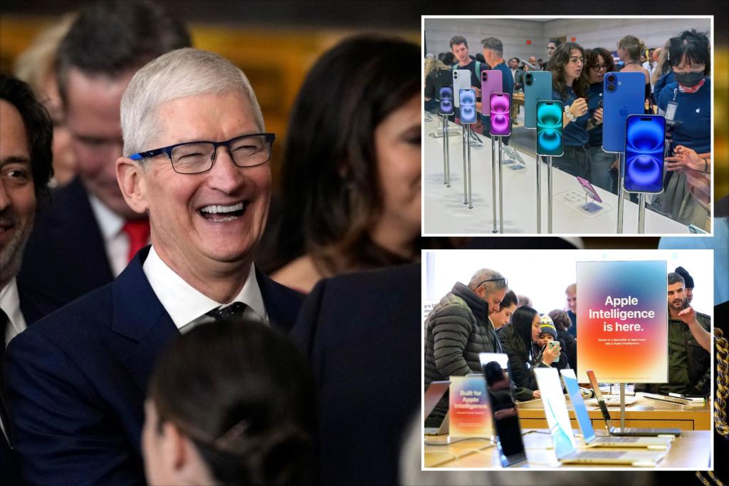 Apple CEO Tim Cook promises iPhone sales will rebound after AI features were slow to roll out