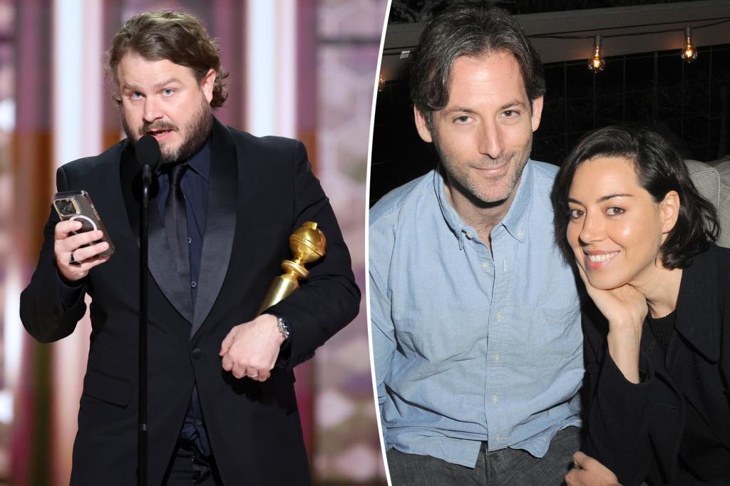 Aubrey Plaza’s husband Jeff Baena remembered by ‘Brutalist’ director in 2025 Golden Globes speech