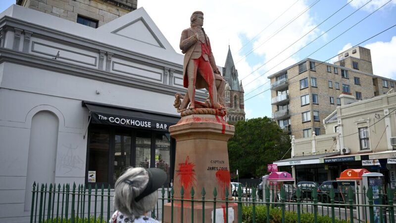 Australia Day Protesters Vandalize Melbourne and Sydney Statues