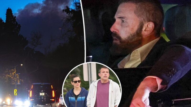 Ben Affleck flees to Jennifer Garner’s home amid Palisades fire