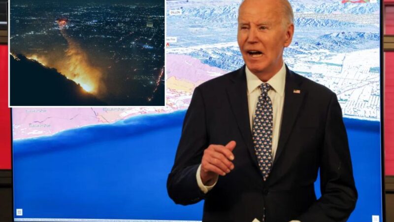 Biden cancels Italy trip over the raging Los Angeles wildfires