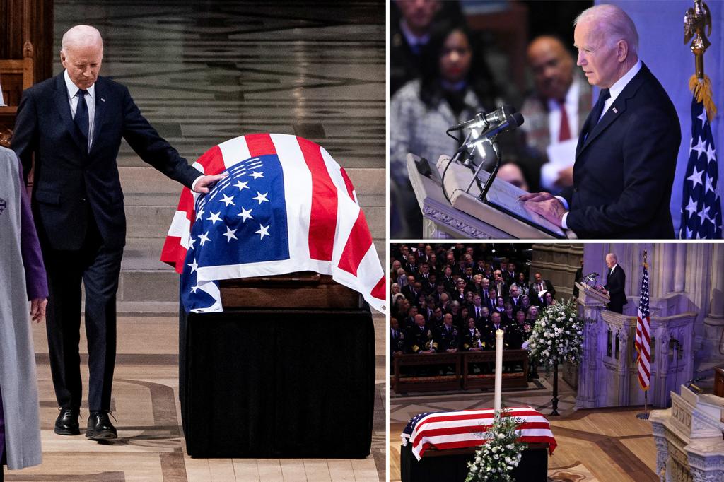 Biden honors Carter’s faith, character in state funeral attended by all living presidents