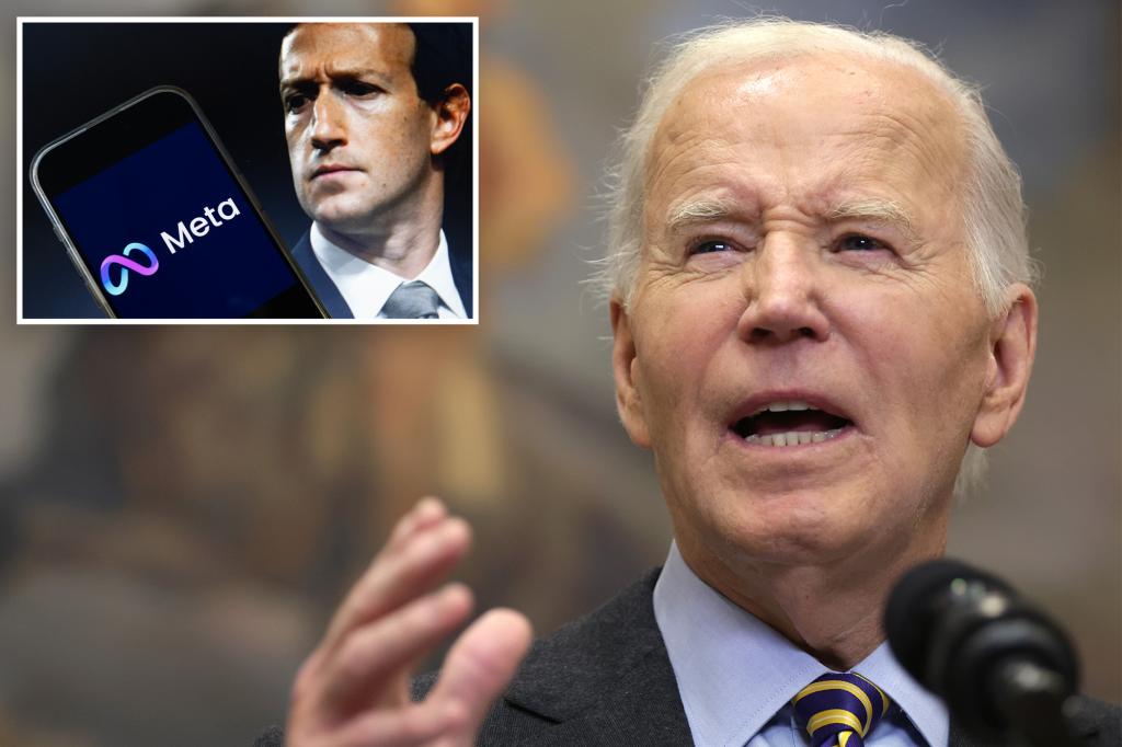 Biden rips Meta’s fact-checking change, suggests it’s un-American