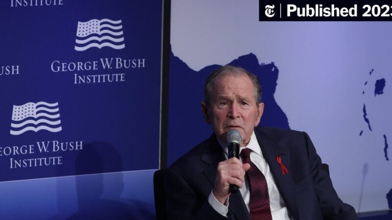 Bush’s Institute Issues an Urgent Plea for Congress to Renew His AIDS Program