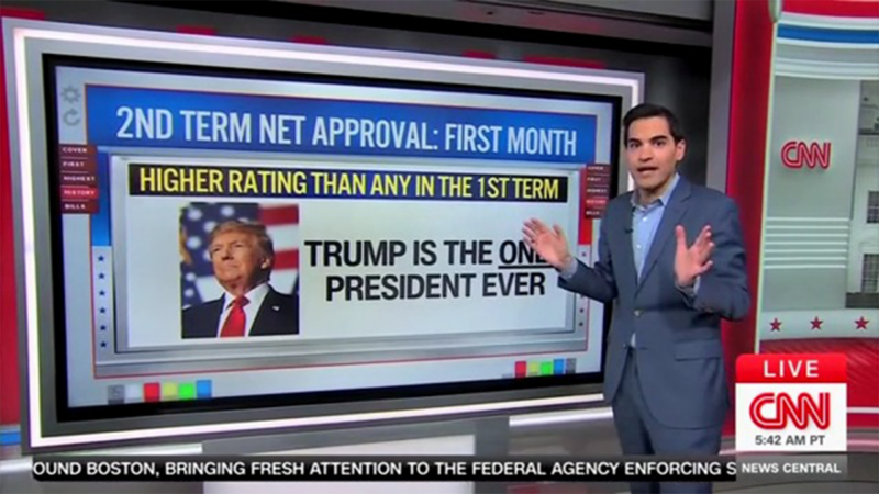 CNN data guru stunned by Trump’s approval shift from eight years ago: ‘Very much turned around’