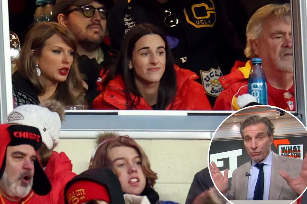 Caitlin Clark’s Chiefs game appearance broke Chris Russo: ‘Please, stop’