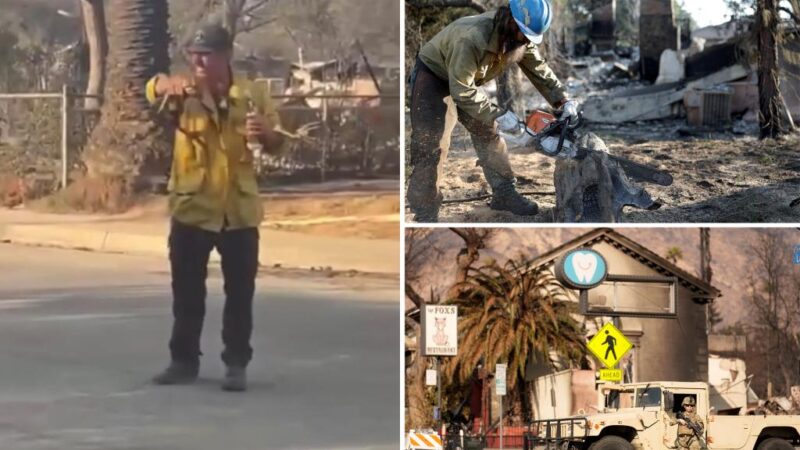 California firefighters stop alleged looters stealing Emmy Award from Altadena home destroyed by Eaton Fire