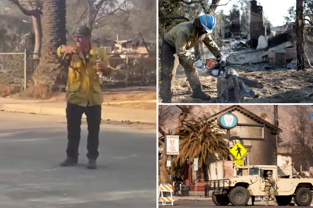 California firefighters stop alleged looters stealing Emmy Award from Altadena home destroyed by Eaton Fire