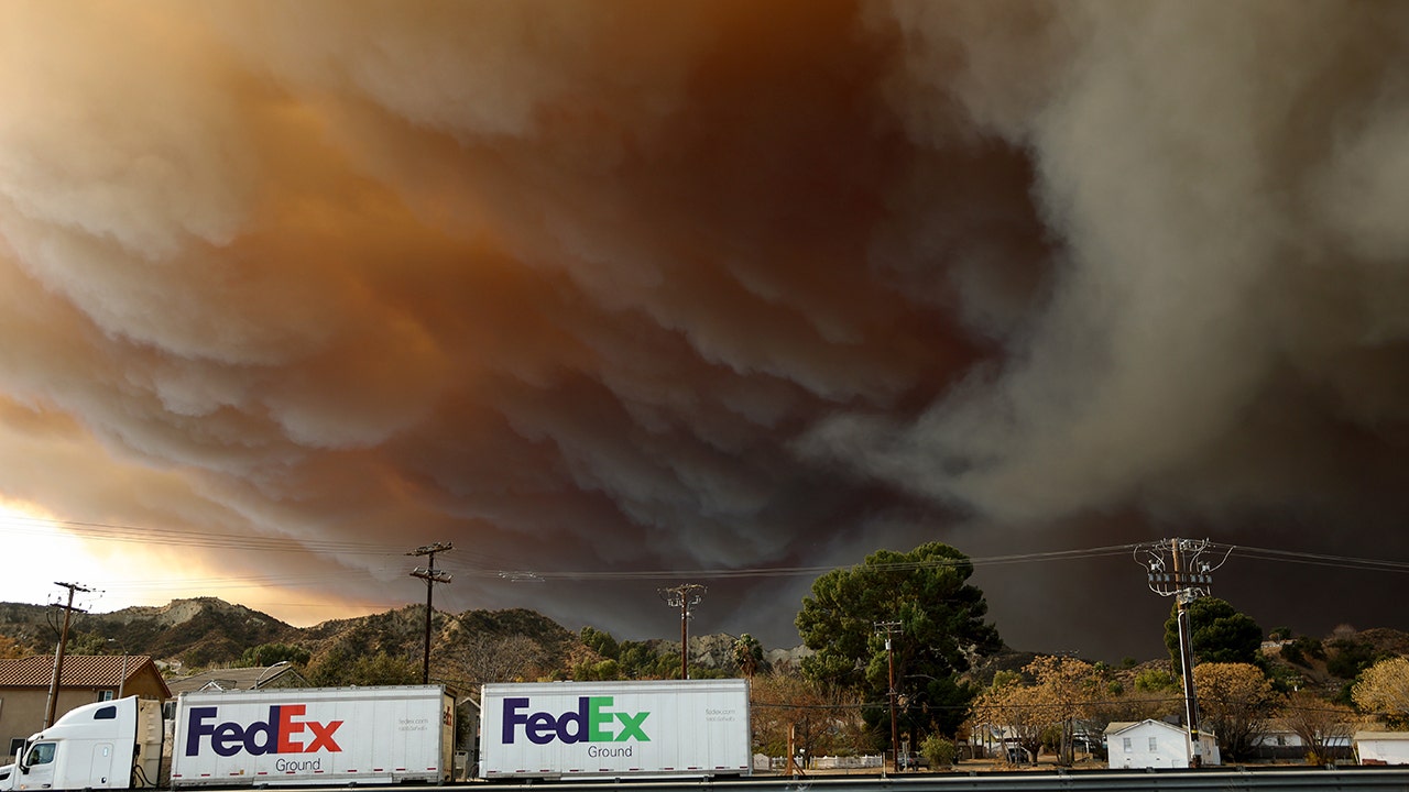 Californians near Castaic Lake encouraged to evacuate after Hughes Fire erupts in LA County