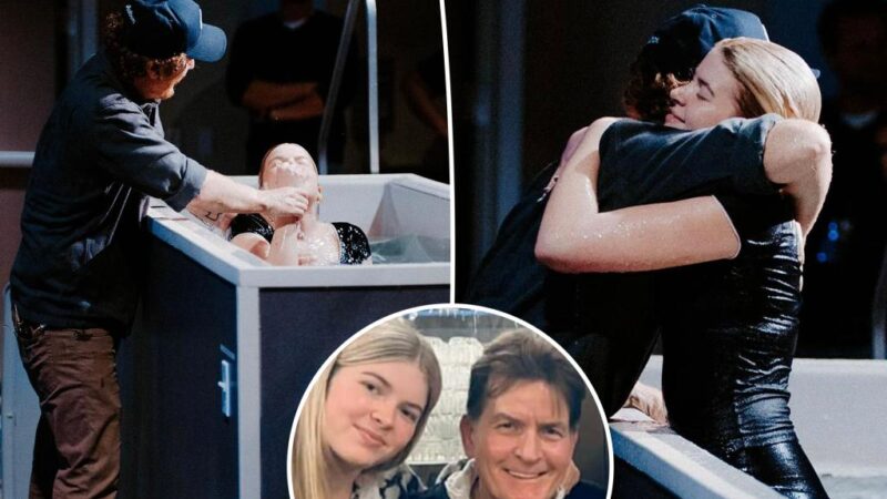 Charlie Sheen and Denise Richards’ daughter Lola gets baptized after hitting ‘rock bottom’