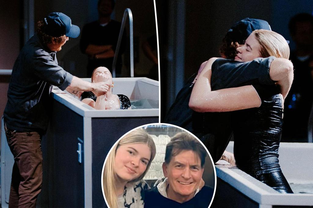 Charlie Sheen and Denise Richards’ daughter Lola gets baptized after hitting ‘rock bottom’