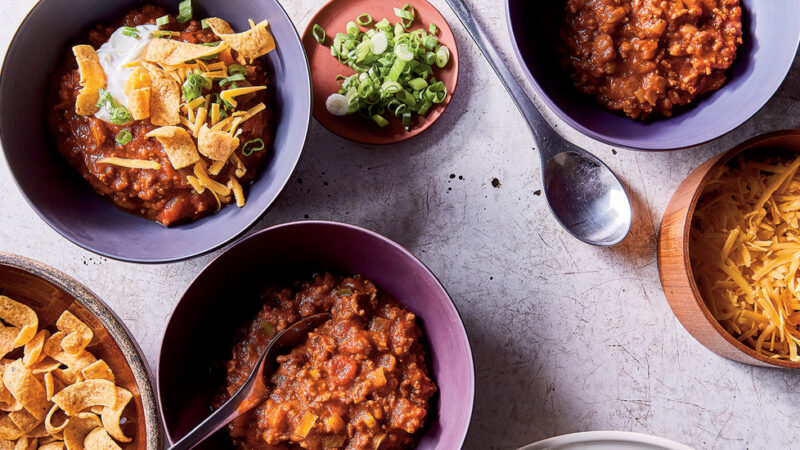 Chili Gumbo, Banana Pancakes and Salty-Sweet Trail Mix