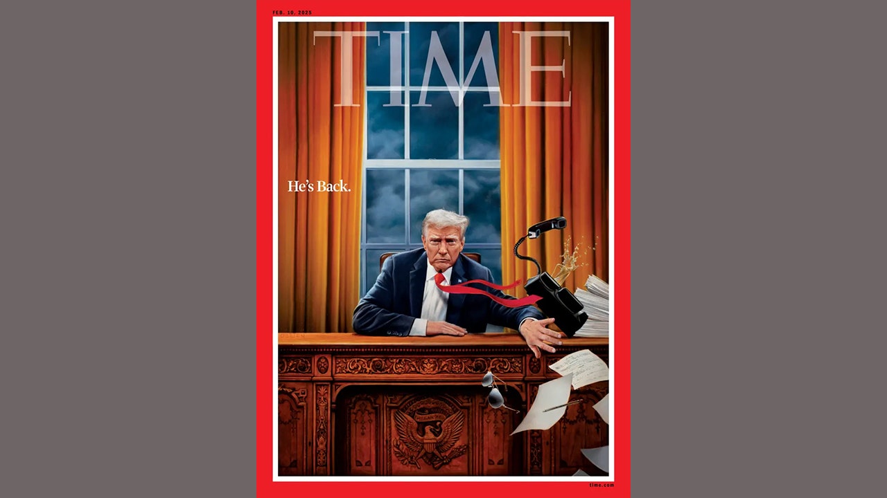 Conservatives hail new Time magazine cover of Trump