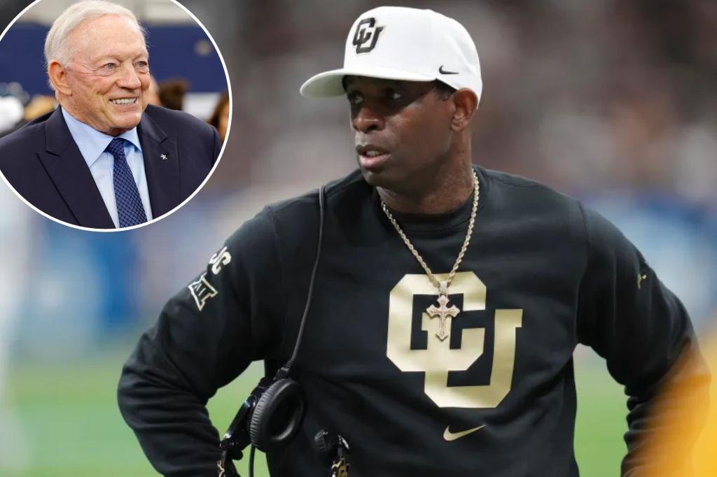 Cowboys’ Jerry Jones ‘enamored’ with idea of hiring Deion Sanders 