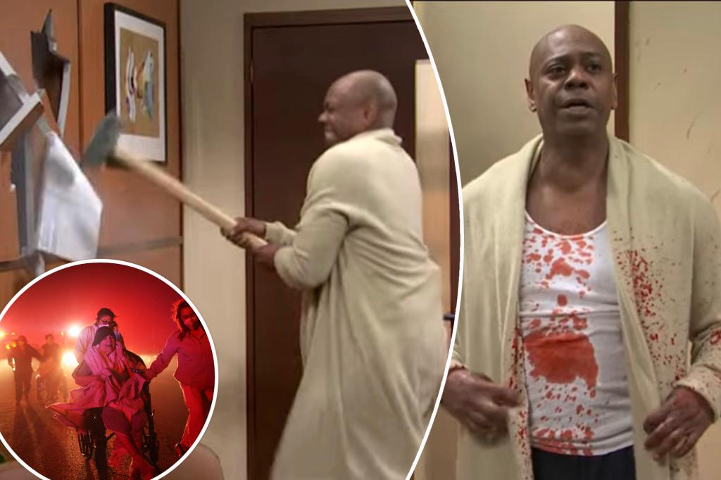 Dave Chappelle mocks LA wildfire evacuees in ‘SNL’ skit