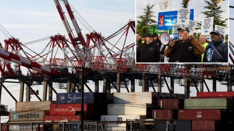 Dockworkers reach tentative deal with ports and shippers, averting a potential strike