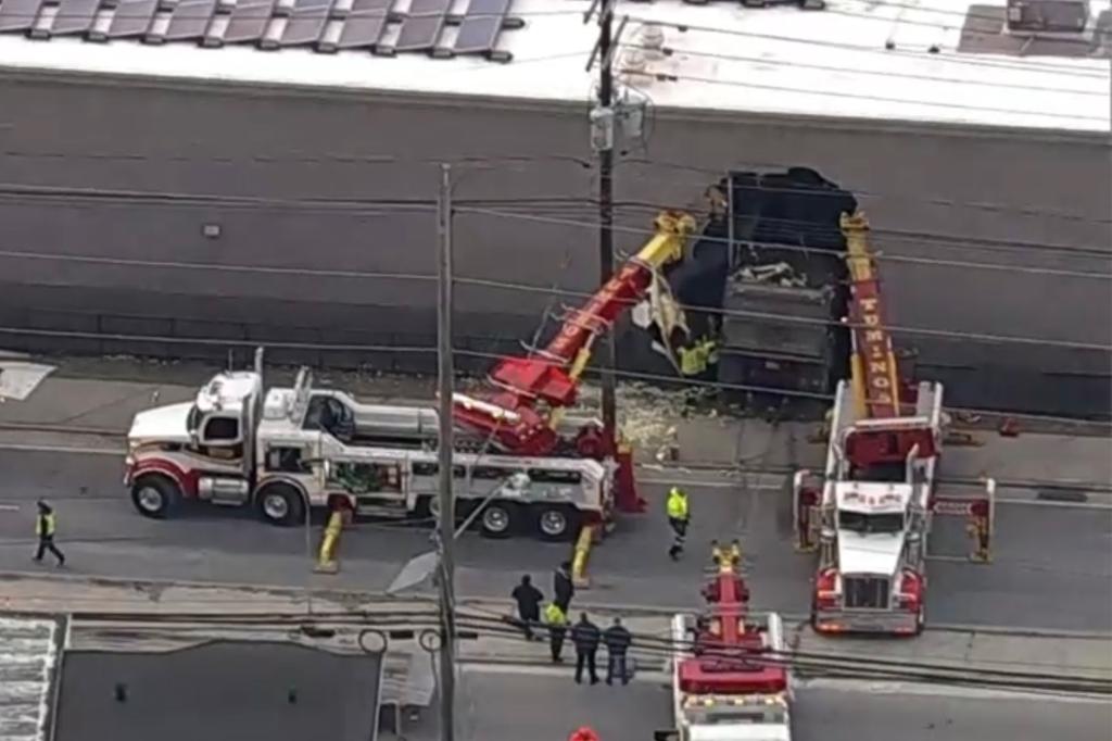 Dump truck smashes into NJ Target — leaving gaping hole and at least 6 people injured: reports