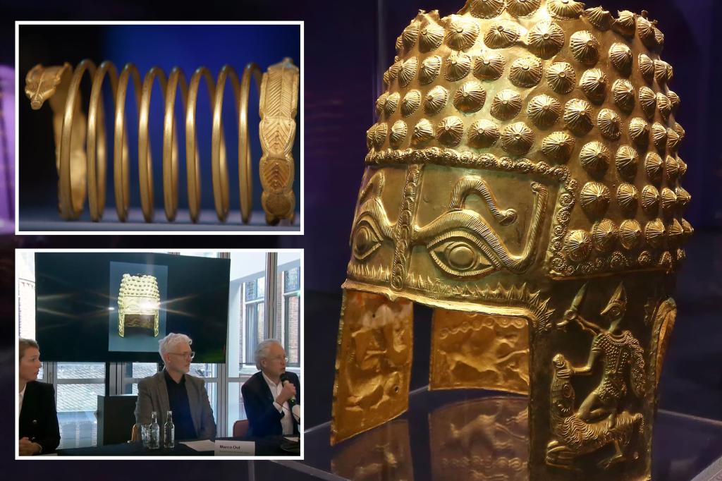 Experts fear thieves will melt 2,400-year-old golden helmet stolen from Dutch museum