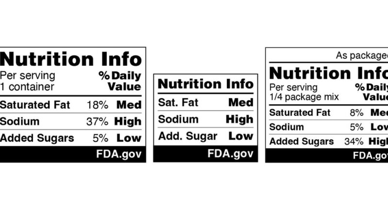 F.D.A. Proposes New Food Labels to Detail Sugar, Fat and Salt Content