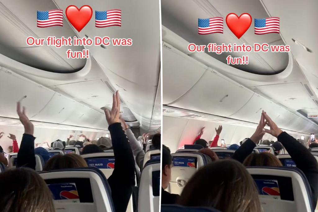 Flight passengers celebrate President Trump by singing ‘YMCA’ in viral video