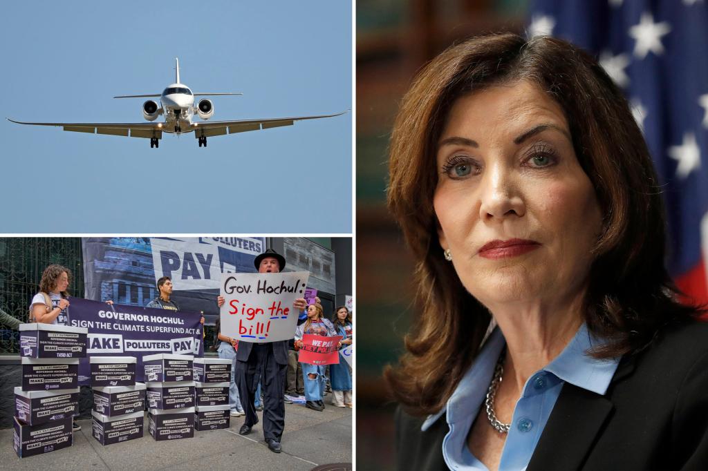 Gov. Hochul, NY’s biggest climate-change booster, spent $415K on private jets since 2021