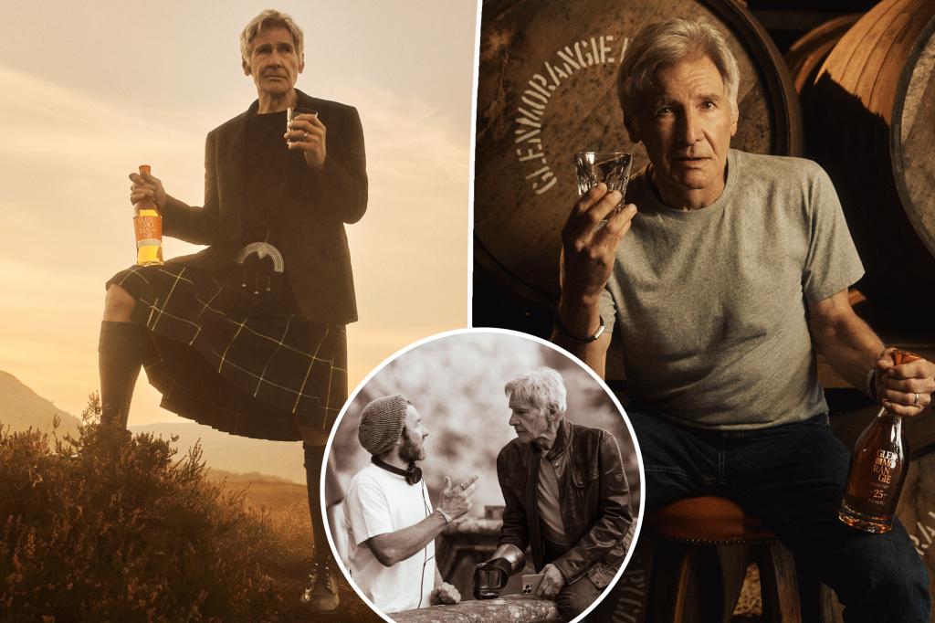 Harrison Ford director on how he got the star to wear a kilt in whisky ad