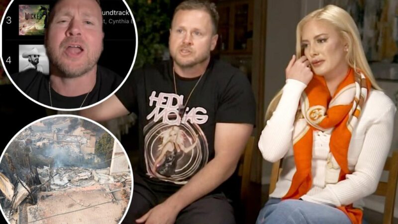 Heidi Montag sobs in TV interview with Spencer Pratt over LA fires