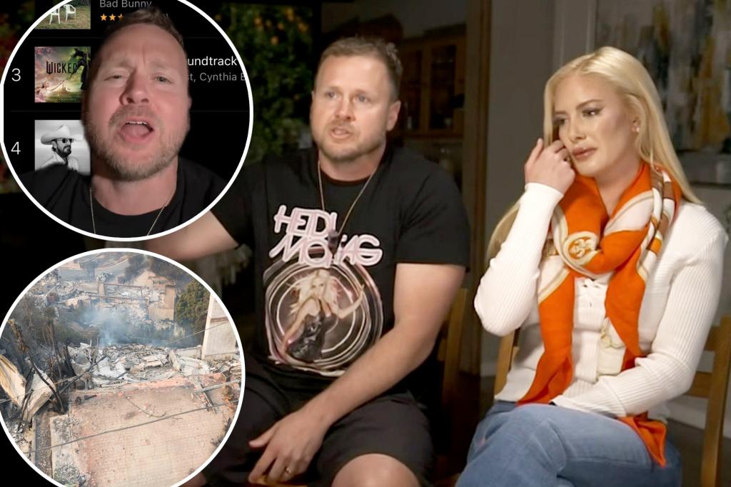 Heidi Montag sobs in TV interview with Spencer Pratt over LA fires