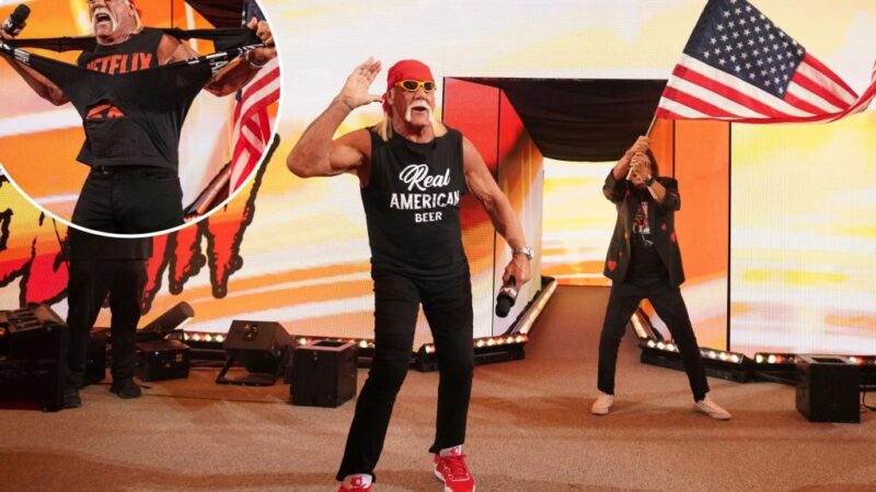 Hulk Hogan gets viciously booed on WWE Raw’s Netflix debut