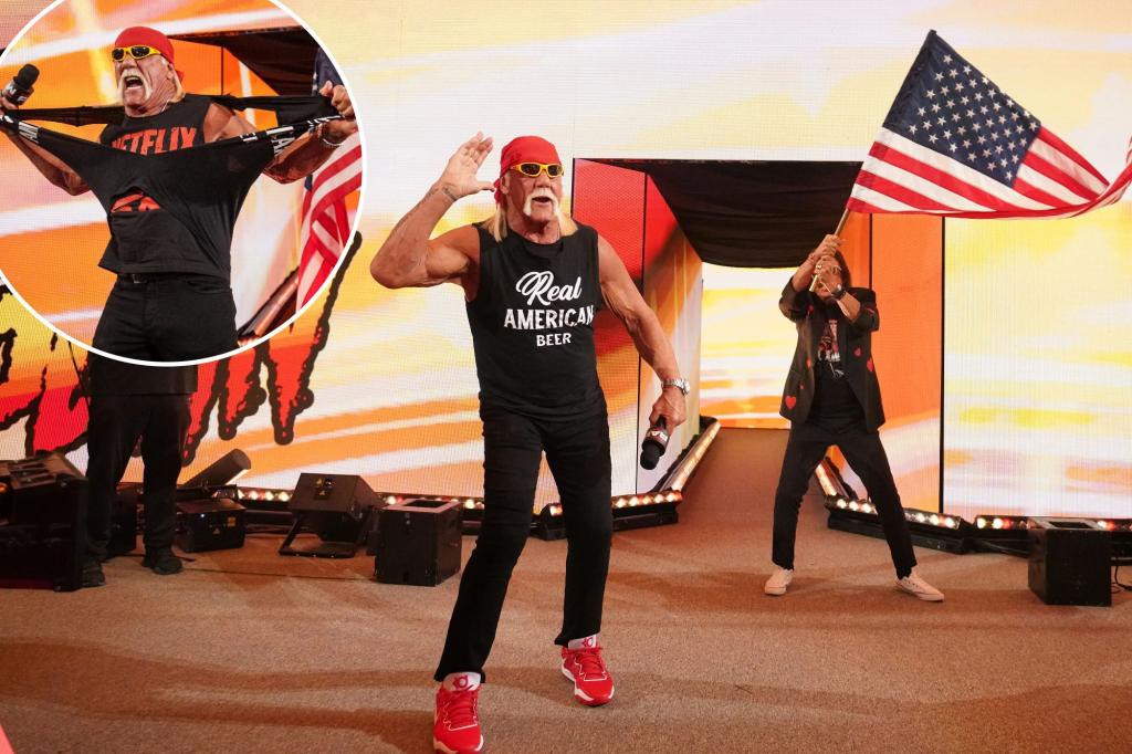 Hulk Hogan gets viciously booed on WWE Raw’s Netflix debut