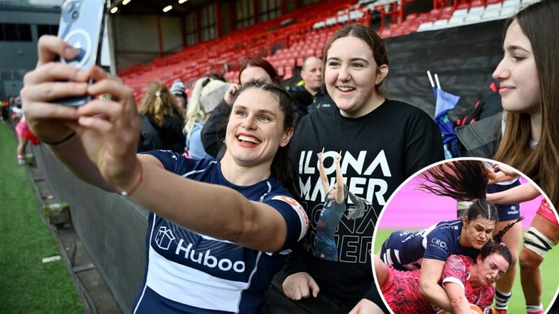 Ilona Maher makes Bristol Bears rugby debut in front of record crowd