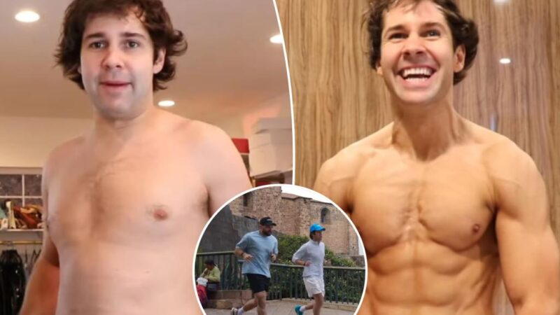 Influencer David Dobrik reveals ripped body transformation after 2-year YouTube hiatus