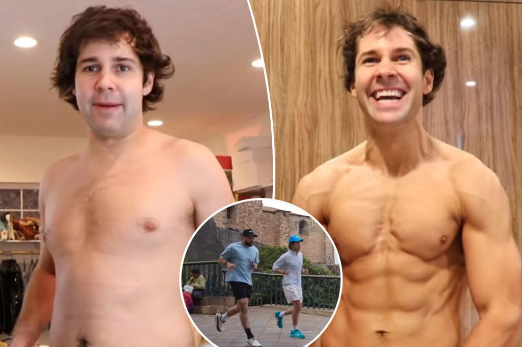 Influencer David Dobrik reveals ripped body transformation after 2-year YouTube hiatus