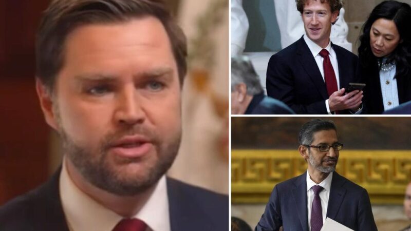 JD Vance says big tech ‘very much on notice’ for censoring conservatives