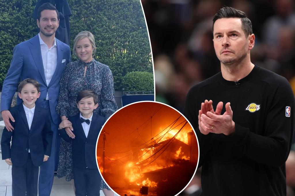 JJ Redick’s family evacuates home during Palisades wildfires