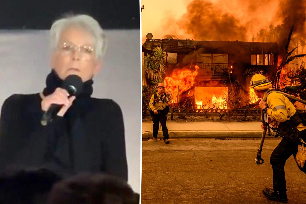 Jamie Lee Curtis blasted for comparing Pacific Palisades to Gaza amid LA wildfire disaster: ‘War-torn’