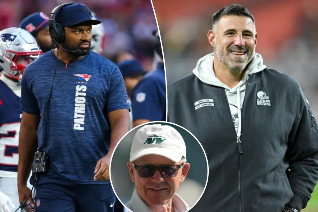 Jets’ potential Mike Vrabel coaching dream looks in serious peril after Patriots fire Jerod Mayo