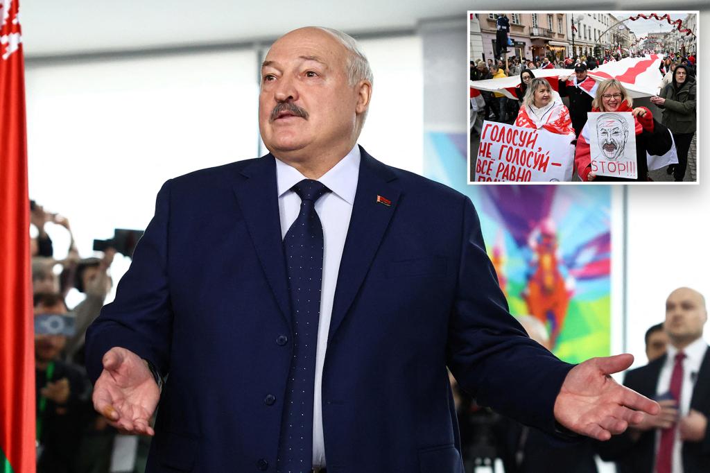 Putin ally Lukashenko declared winner in Belarus election scorned by the West as a sham