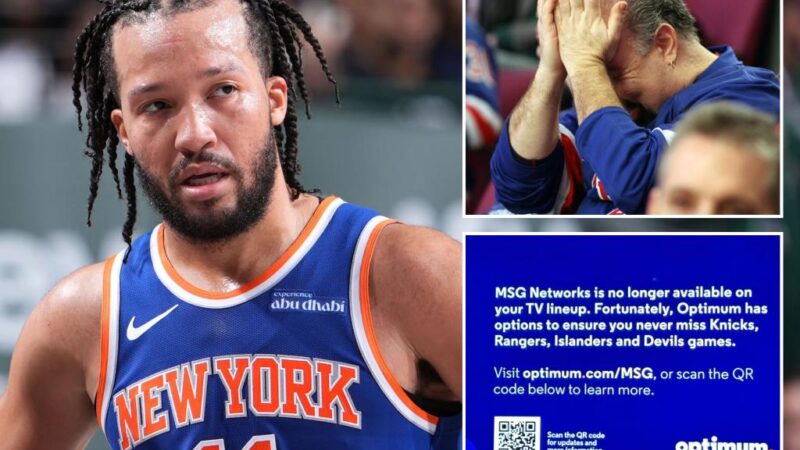 MSG Networks, Optimum dig in for long fight as Knicks game blacked out: sources