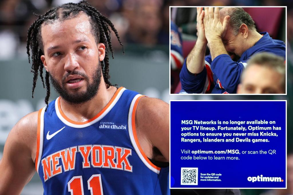 MSG Networks, Optimum dig in for long fight as Knicks game blacked out: sources