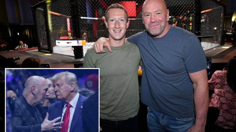 Mark Zuckerberg’s Meta names Trump supporter Dana White to board