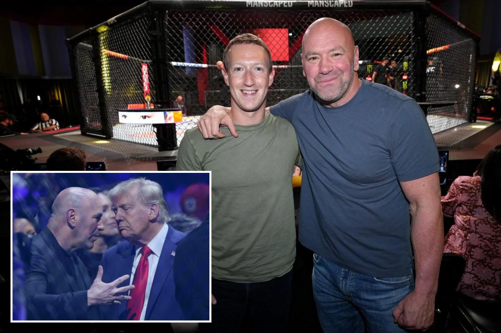 Mark Zuckerberg’s Meta names Trump supporter Dana White to board