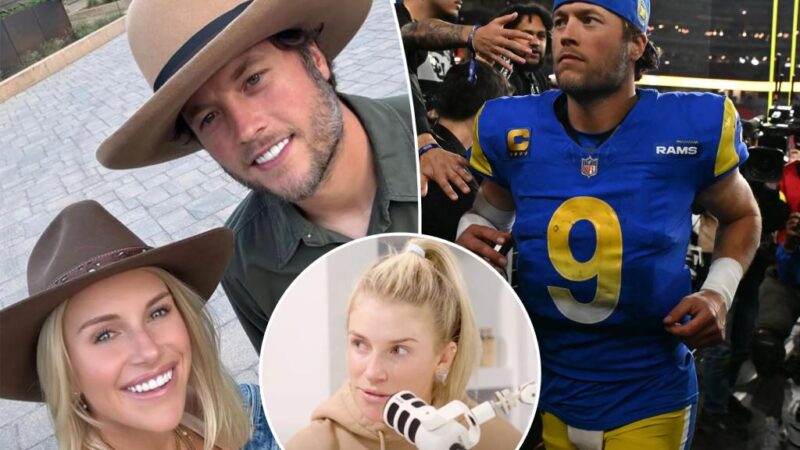 Matthew Stafford’s wife Kelly reveals Rams QB played injured