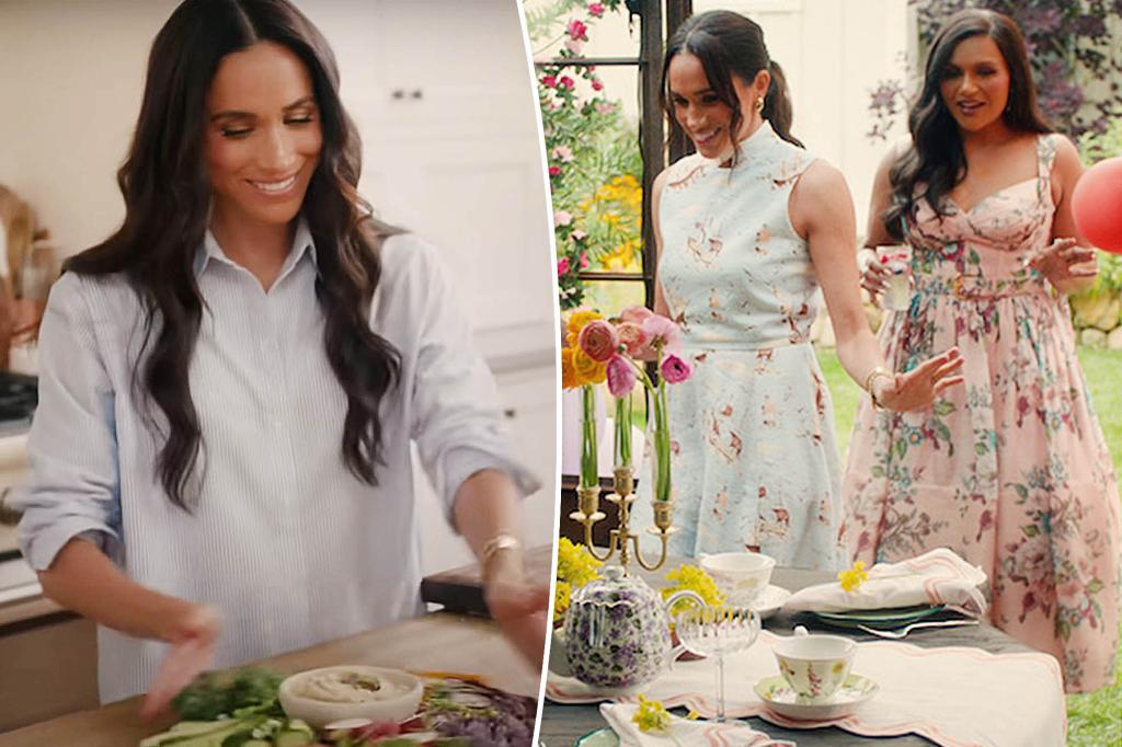 Meghan Markle shows off her five-figure designer clothing and jewelry in Netflix series teaser