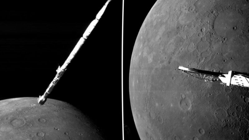 Mercury may have frozen water in craters, spacecraft flyby shows