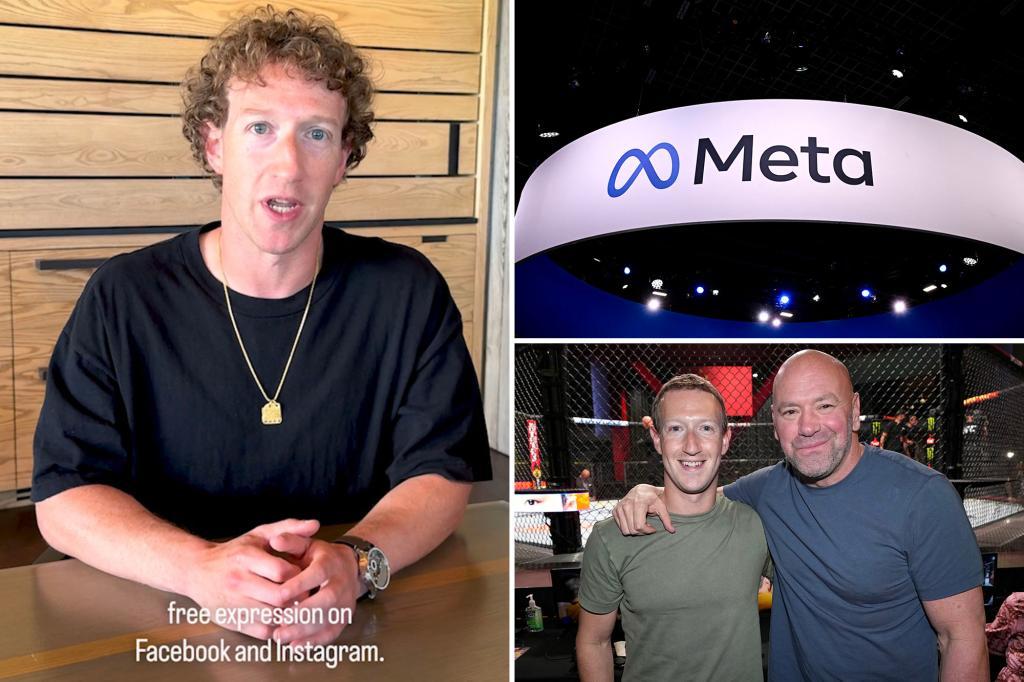 Meta employees rip Mark Zuckerberg over fact-checking, Dana White