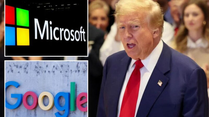 Microsoft, Google each donate $1M to Trump’s inaugural fund